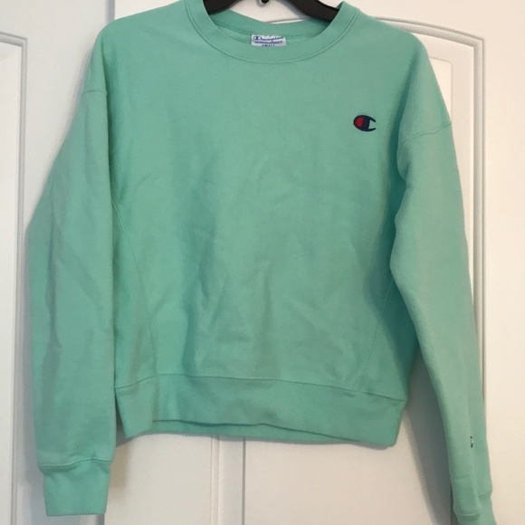 mint champion crewneck